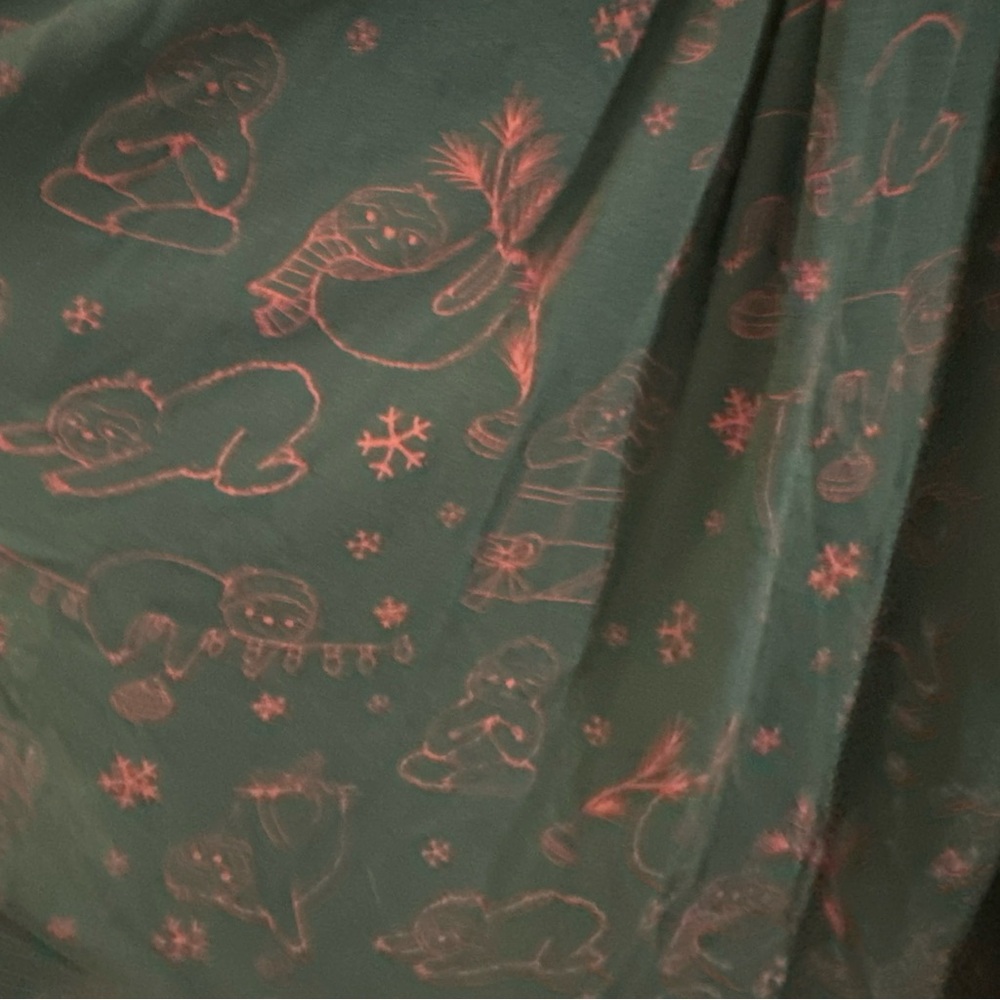 Prana Heavenly Christmas Sloth Robe Size S - Picture 11 of 11